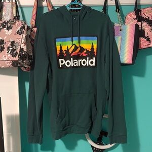 NWOT Old Navy Gender Neutral Polaroid Green Hoodie Sweater